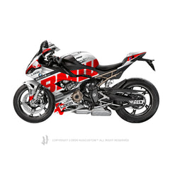 BMW S 1000 RR 2020-2023 Sticker - 'Racing' Design - HUGSTICKERCUSTOM 