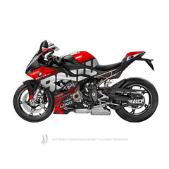 BMW S 1000 RR 2020-2023 Sticker - 'Racing' Design - HUGSTICKERCUSTOM 