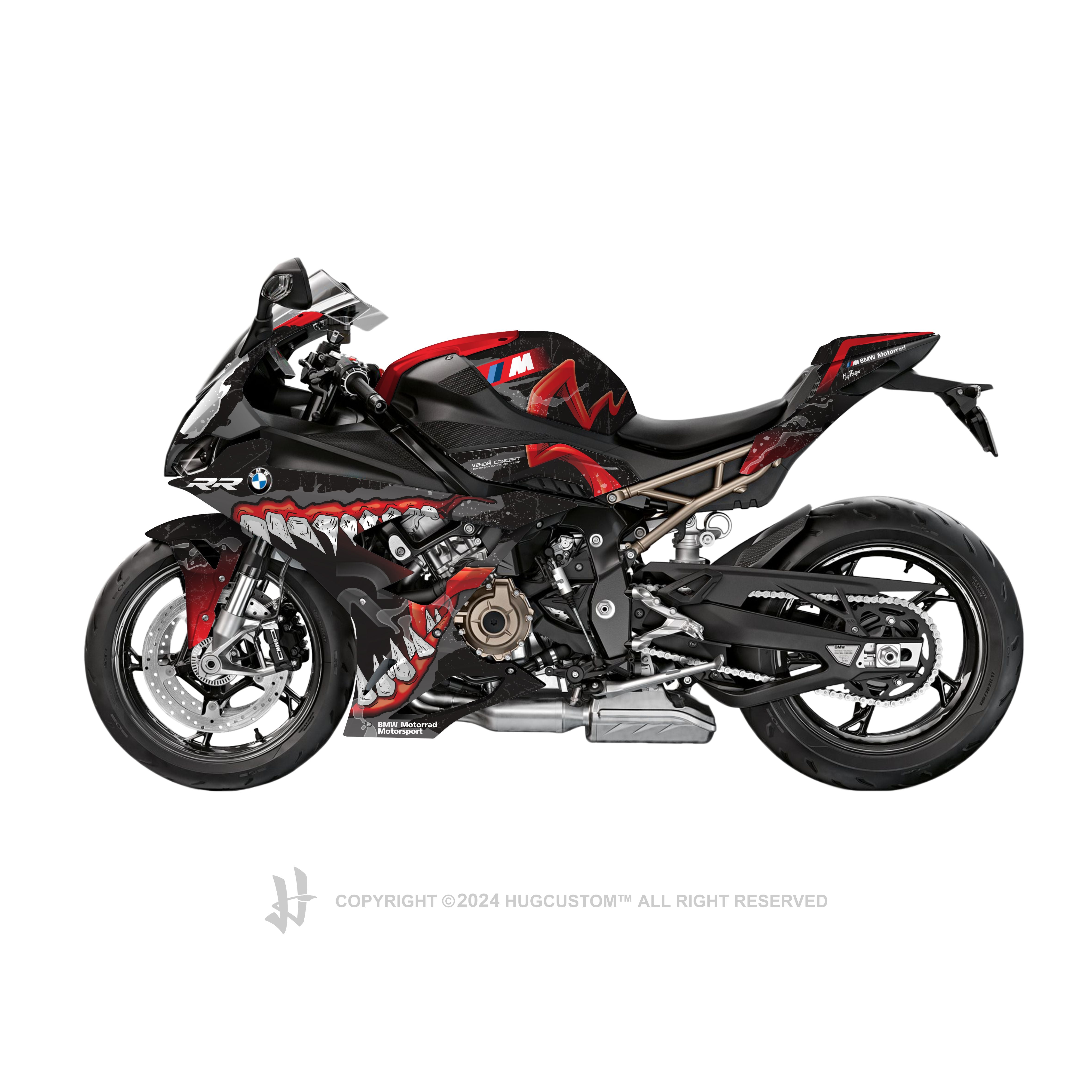 BMW S 1000 RR 2020-2023 Sticker - 'Venom' Design - HUGSTICKERCUSTOM 