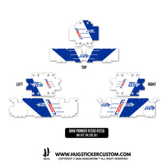 Pannier Sticker for BMW GS & GS Adventure 1200/1250 '40 Year' Design - HUGSTICKERCUSTOM 