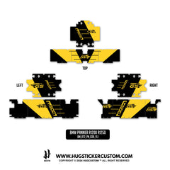 Pannier Sticker for BMW GS & GS Adventure 1200/1250 '40 Year' Design - HUGSTICKERCUSTOM 