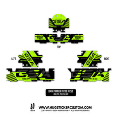 Pannier Sticker for BMW GS & GS Adventure 1200/1250 'Spirit of GS' Design - HUGSTICKERCUSTOM 