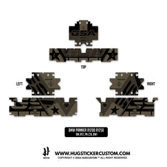 BMW R1200/1250 GS & GS Adventure Sticker – 'Journey' Design - HUGSTICKERCUSTOM 