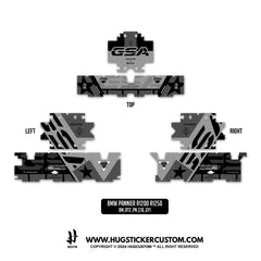 BMW R1200/1250 GS & GS Adventure Sticker – 'Journey' Design - HUGSTICKERCUSTOM 