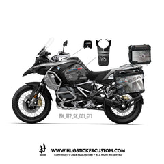 BMW R1200/1250 GS & GS Adventure Sticker – 'Geo' Design - HUGSTICKERCUSTOM 