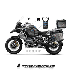 BMW R1200/1250 GS & GS Adventure Sticker – 'Geo' Design - HUGSTICKERCUSTOM 