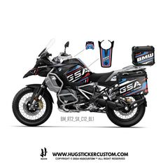 BMW R1200/1250 GS & GS Adventure Sticker – 'APRS23' Design - HUGSTICKERCUSTOM 