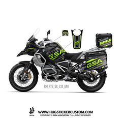 BMW R1200/1250 GS & GS Adventure Sticker – 'APRS23' Design - HUGSTICKERCUSTOM 