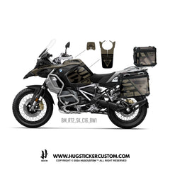 BMW R1200/1250 GS & GS Adventure Sticker – 'Journey' Design - HUGSTICKERCUSTOM 