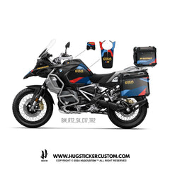 BMW R1200/1250 GS & GS Adventure Sticker – 'Summit' Design - HUGSTICKERCUSTOM 