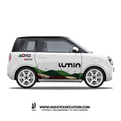 LUMIN Racing Concept "DualPulse" Sticker Kit – Limited Edition