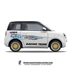 LUMIN Racing Concept "Fury Fracture" Sticker Kit – Limited Edition
