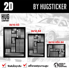DIY 2D Sticker Kit - HUGSTICKERCUSTOM 