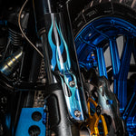 Front Fork Cover for Cruiser (FXLRST) 2015-2026 - 'Flame' Design - HUGSTICKERCUSTOM
