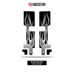 Front Fork Cover for Touring RG (FLTRXST) 2015-2026 - 'Flame' Design - HUGSTICKERCUSTOM 