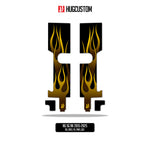 Front Fork Cover for Touring RG (FLTRXST) 2015-2026 - 'Flame' Design - HUGSTICKERCUSTOM 