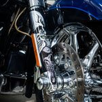 Front Fork Cover for Touring RG (FLTRXST) 2015-2026 - 'Skull' Design - HUGSTICKERCUSTOM