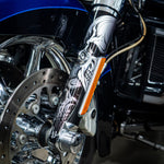 Front Fork Cover for Touring RG (FLTRXST) 2015-2026 - 'Skull' Design - HUGSTICKERCUSTOM