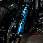 Front Fork Cover for Touring RG SG (FLTRX FLHX) 2006-2014 - 'Flame' Design - HUGSTICKERCUSTOM