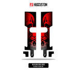 Front Fork Cover for Touring SG (FLHXST) 2015-2026 - 'Skull' Design - HUGSTICKERCUSTOM 