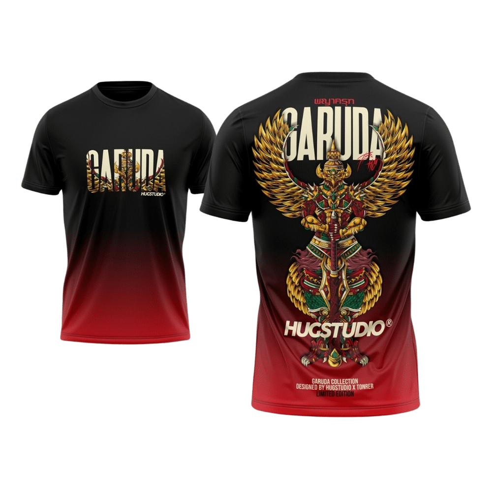 Hugstudio original T-shirt 'Garuda' - HUGSTICKERCUSTOM 