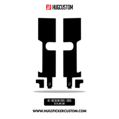 HUGSHIELD Front Fork Cover for Touring SG (FLHXST) 2024-2025 - 'Black' Design - HUGSTICKERCUSTOM 