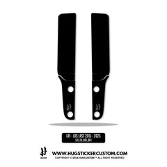 HUGSHIELD Front Fork Cover for Cruiser (FXLRST) 2015-2025 - 'Black' Design - HUGSTICKERCUSTOM 