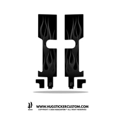 Sticker Kits for Harley-Davidson Front Fork Cover - 'Flame' Design