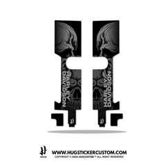 Sticker Kits for Harley-Davidson Front Fork Cover - 'Skull' Design