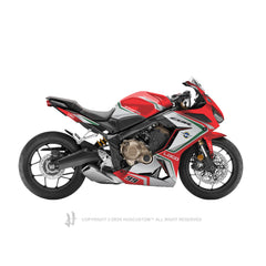 Honda CBR650R 2019-2021 Sticker - 'Italy' Design - HUGSTICKERCUSTOM 