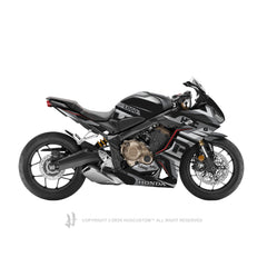 Honda CBR650R 2019-2021 Sticker - 'Race Honda' Design - HUGSTICKERCUSTOM 