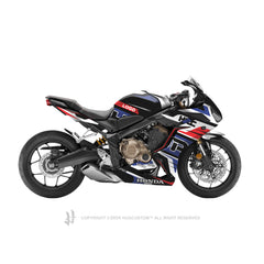 Honda CBR650R 2019-2021 Sticker - 'Race Honda' Design - HUGSTICKERCUSTOM 