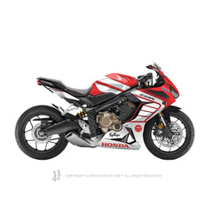 Honda CBR650R 2019-2021 Sticker - 'Race Wing' Design - HUGSTICKERCUSTOM 