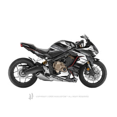 Honda CBR650R 2019-2021 Sticker - 'Racing' Design - HUGSTICKERCUSTOM 