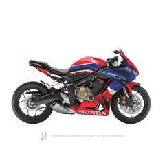 Honda CBR650R 2019-2021 Sticker - 'Triple R' Design - HUGSTICKERCUSTOM 