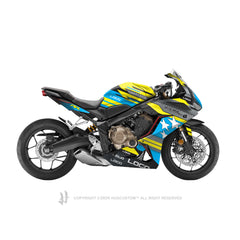 Honda CBR650R 2019-2021 Sticker - 'Marc Star' Design - HUGSTICKERCUSTOM 