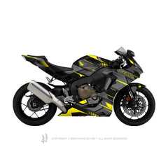 Honda CBR1000RR Fireblade 2017-2020 Sticker - 'Racing 1' Design - HUGSTICKERCUSTOM 