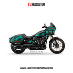 HUGCUSTOM Sticker Kit for Cruiser LRST (FXLRST) (2017-2025) - 'Chicano Style V.2' Design - HUGSTICKERCUSTOM 