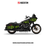 HUGCUSTOM Sticker Kit for Touring RG (FLTRXS/FLTRXST) (2015-2023) - 'Ember Legacy' Design - HUGSTICKERCUSTOM 