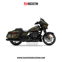 HUGCUSTOM Sticker Kit for Touring SG (FLHX) (2024-2025) - 'Chicano Style' Design (Copy) - HUGSTICKERCUSTOM 