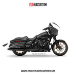 HUGCUSTOM Sticker Kit for Touring SG (FLHXS/FLHXST) (2015-2023) - 'Typhoon Slash' Design - HUGSTICKERCUSTOM 