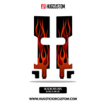 HUGSHIELD™ Front Fork Cover for Touring RG (FLTRXST) 2015-2025 - 'Flame' Design - HUGSTICKERCUSTOM 