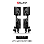 HUGSHIELD™ Front Fork Cover for Touring RG (FLTRXST) 2015-2025 - 'Skull' Design - HUGSTICKERCUSTOM 