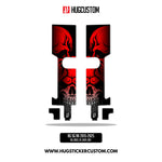 HUGSHIELD™ Front Fork Cover for Touring RG (FLTRXST) 2015-2025 - 'Skull' Design - HUGSTICKERCUSTOM 