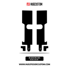 HUGSHIELD Front Fork Cover for Touring SG (FLHXST) 2015-2025 - 'Black' Design - HUGSTICKERCUSTOM 