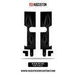 HUGSHIELD™ Front Fork Cover for Touring SG (FLHXST) 2015-2025 - 'Flame' Design - HUGSTICKERCUSTOM 