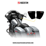HUGSHIELD™ Media Door for Touring RG SG / CVO (FLTRXST FLHXST) 2015-2023 - 'Black' Design - HUGSTICKERCUSTOM 