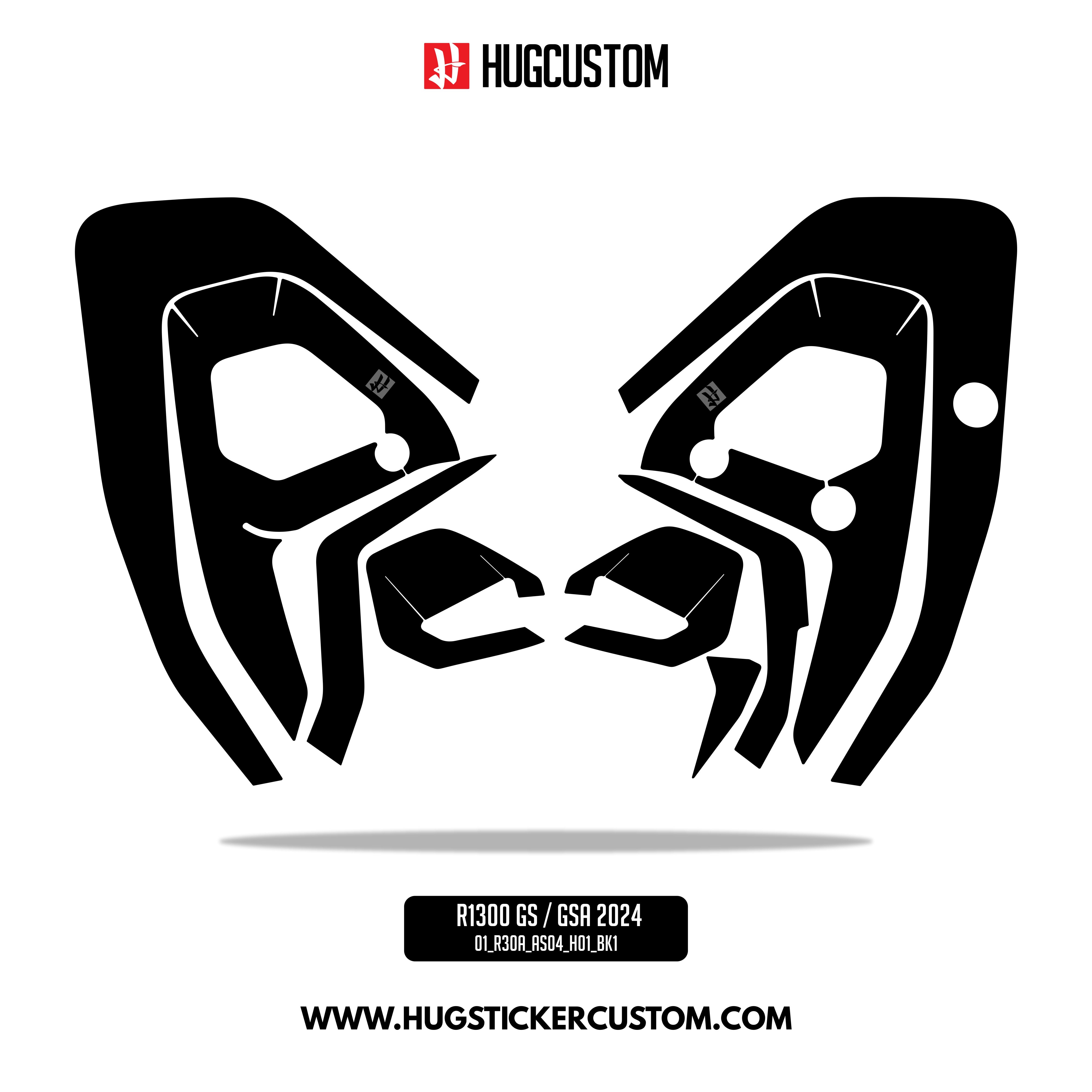 HUGSHIELD™ Mid-Frame Protector for R1300GS/GSA 2024-2025 - HUGSTICKERCUSTOM 