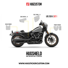 HUGSHIELD Paint Protection Film for Cruiser LRS (FXLRS) 2024 (Set) - HUGSTICKERCUSTOM 