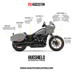 HUGSHIELD™ Paint Protection Film for Cruiser LRST (FXLRST) 2023-2024 (Set) - HUGSTICKERCUSTOM 